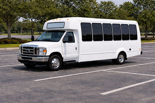 20-passenger minibus rental Santa Barbara TX