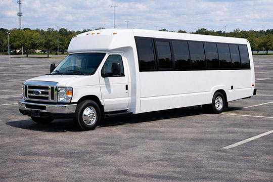 25-passenger minibus rental Santa Barbara TX